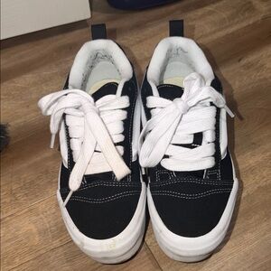 Women vans Black and White Sneakers